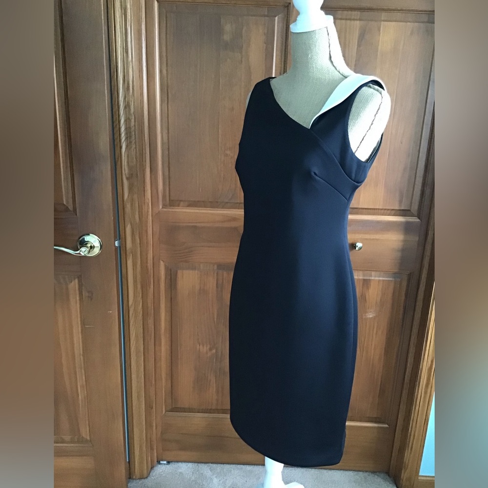 Calvin Klein Scuba Sheath Dress, Size 10 - Picture 2 of 4